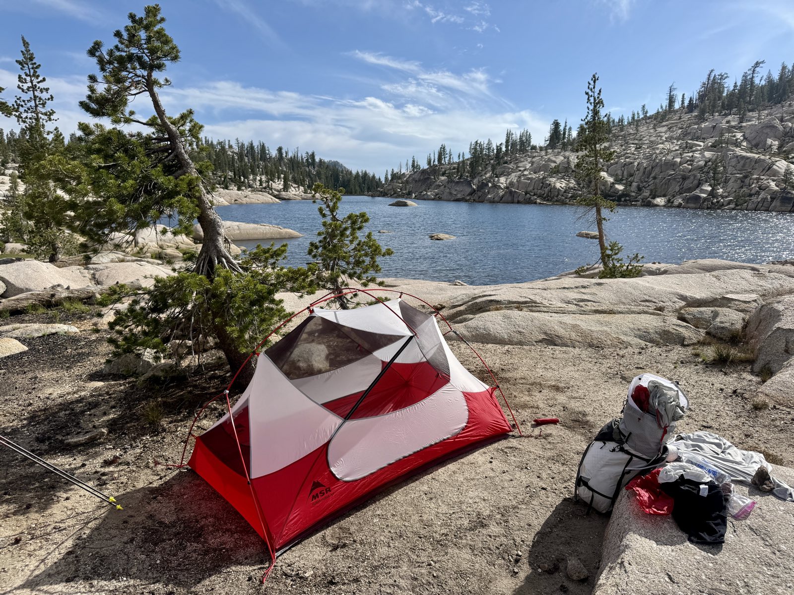 Swimming spot in the Central Sierra Wilderness